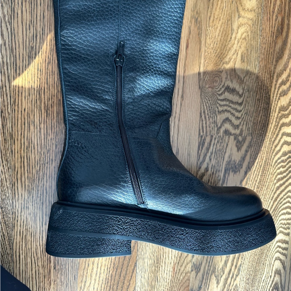 Napoleoni Leather Boots Size 37 NEW